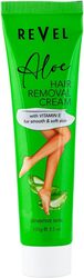 Revel Skin Care Aloe Vara Hair Removal Cream For Men & Women 100g, Vitamin E for Smooth & Soft Skin, Painless Body Hair Removal Cream